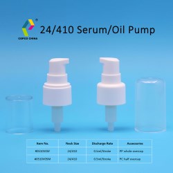Smooth dispensing for serums and oil-based cosmetics